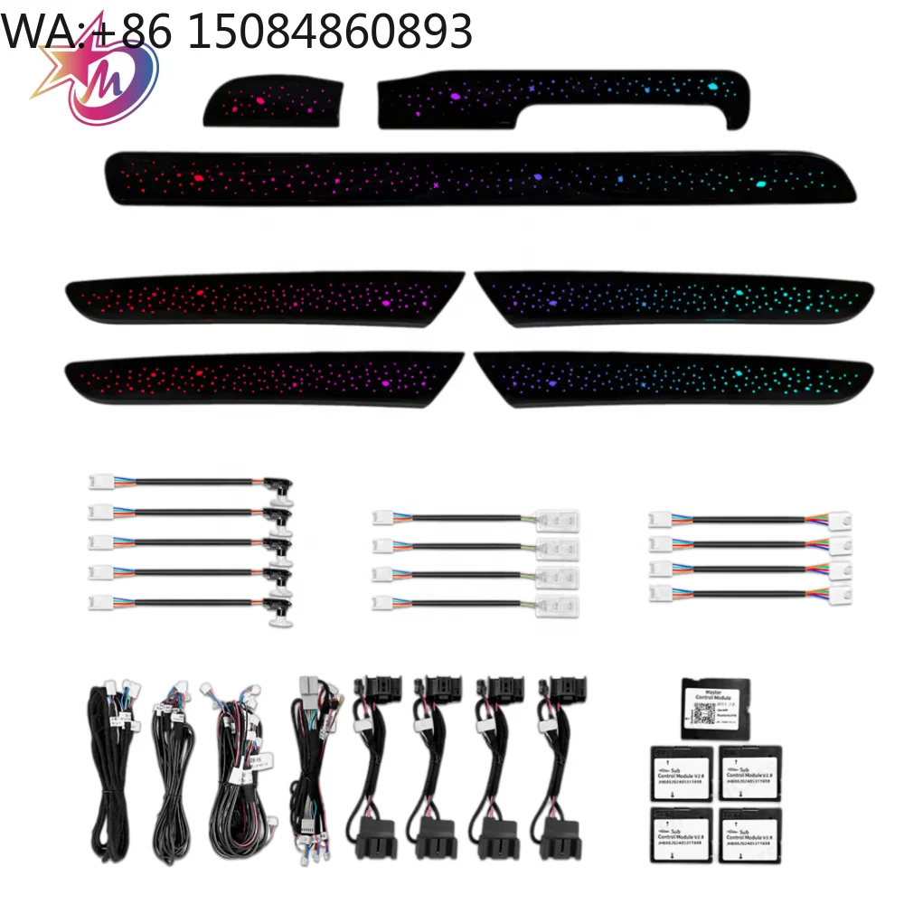 RHD 20 Lights Starry Sky Ambient Light 12V High Brightness Interior Lamp Easy Install Fit 2008-2013 Hatchback
