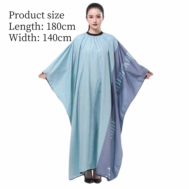 Two Tone Hairdressing Wrap Cloth Hair Cutting Cloak Hair Salon Haircut Capes Barber Anti Hair Apron Hairstylist Anti Static Robe