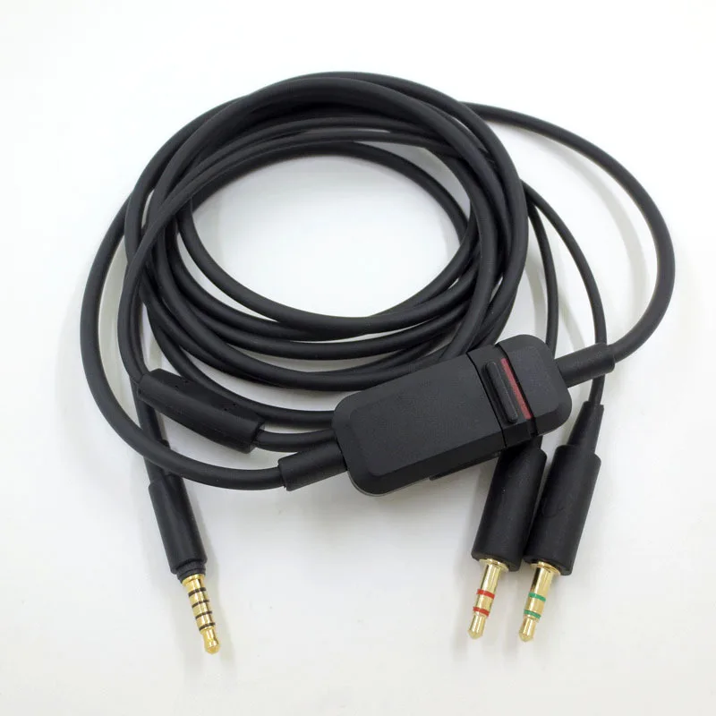 For Byerdanamic MMX300 Second-generation Headphone Cable Audio Cable Computer Version,3.5mm Computer 1 in 2 Wires