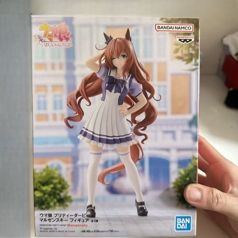 

IN Stock Bandai Original Umamusume: Pretty Derby Maruzensky Action Anime Figure Pvc Model Collectible Toys 18Cm birthday gifts