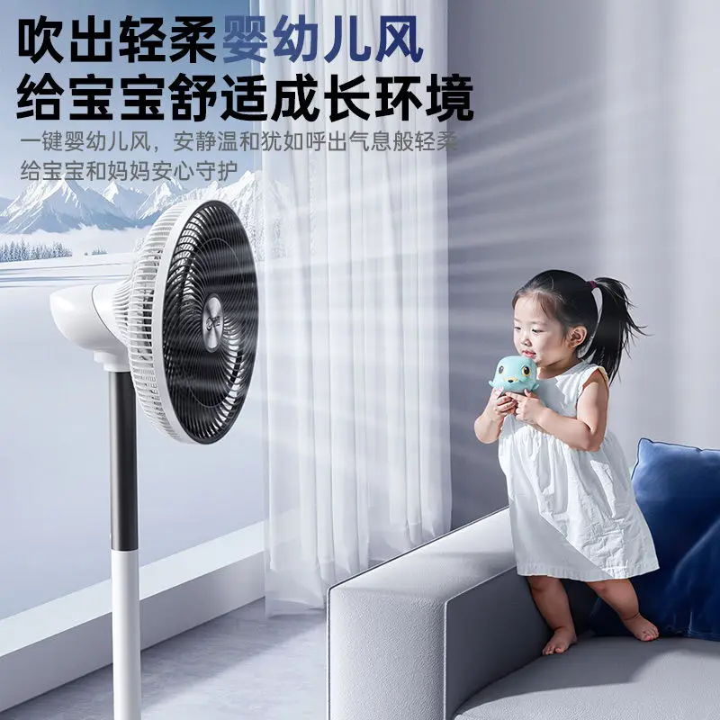 Вентилятор циркуляции воздуха: мощный, тихий инвертор постоянного тока — напольный/настольный 2-в-1, домашний конвекционный вентилятор