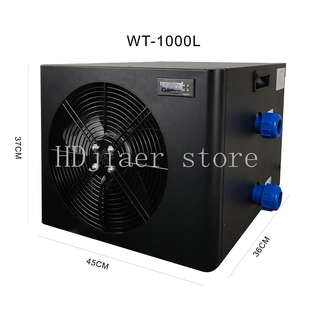 

1HP Chiller Aquarium Fish Tank Cooling Equipment Houseuse Mini Automatic Temperature Control Compressor Water Cooler