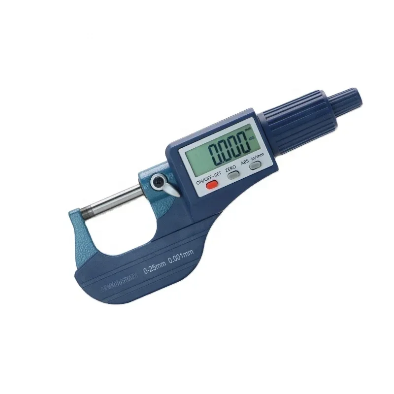 0-25mm 0.001mm High Quality Electronic Micrometer Outside  Digital  with Big Screen