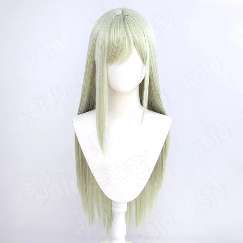 Anime BanG Dream Wakaba Mutsumi Cosplay Wig Blue White Long Hair Game cosplay Wig anime cosplay Wig