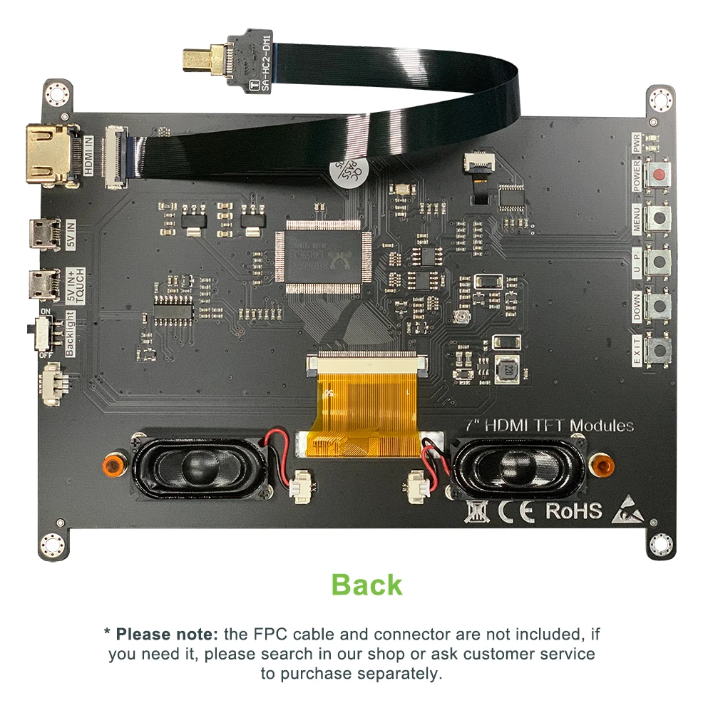 Imagem -02 - Monitor Lcd Hdmi Touch Screen Tela Ips Raspberry pi Rpi 10.1 10