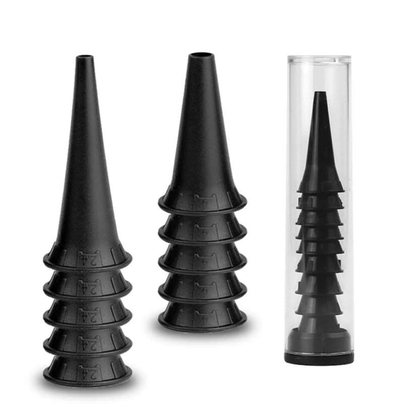 

10PCS/Box Adult Child Reusable Medical Speculum Replacement Accessory Disposable Nozzle Ear Care Otoscope Specula Tip Cone