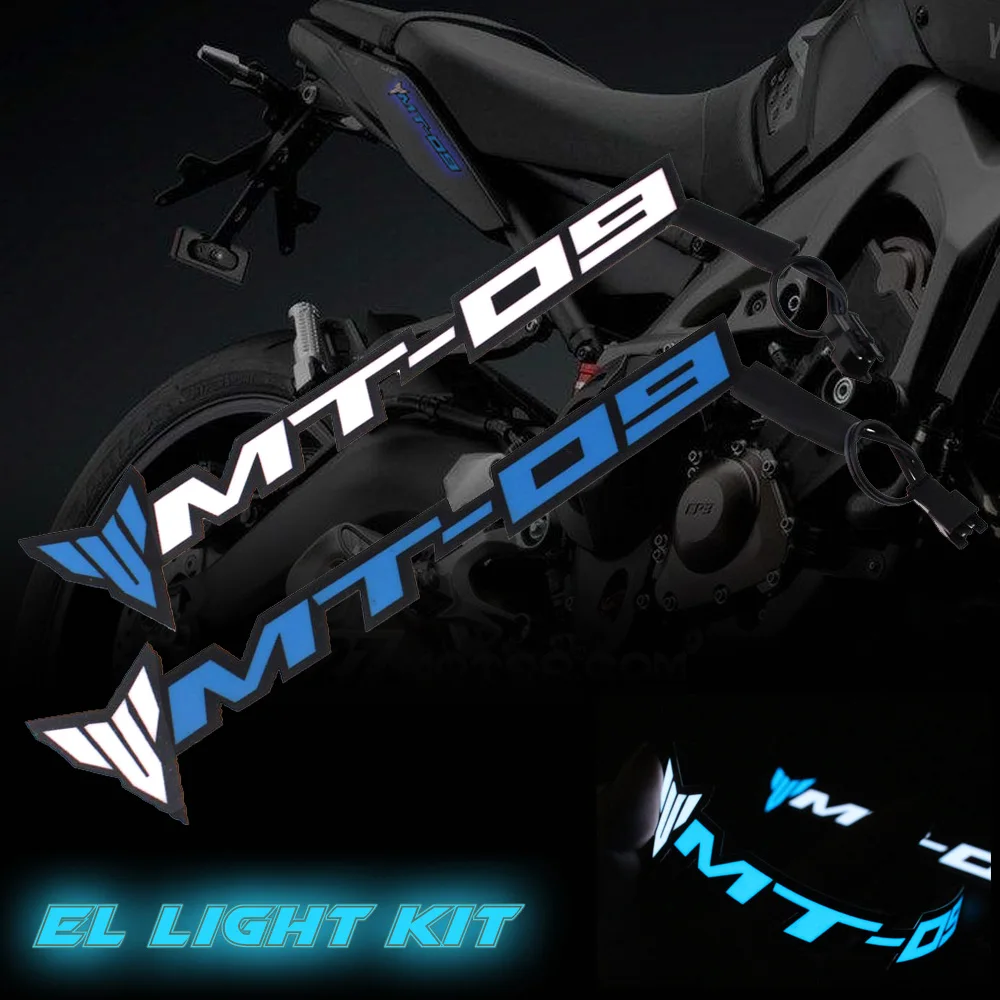 For YAMAHA MT09 Tracer 900 MT07 MT03 MT25 MT10 MT01 MT 09 07 03 Motorcycle LED Light Fairing Body Sticker Logo Decoration Lamp - view 3