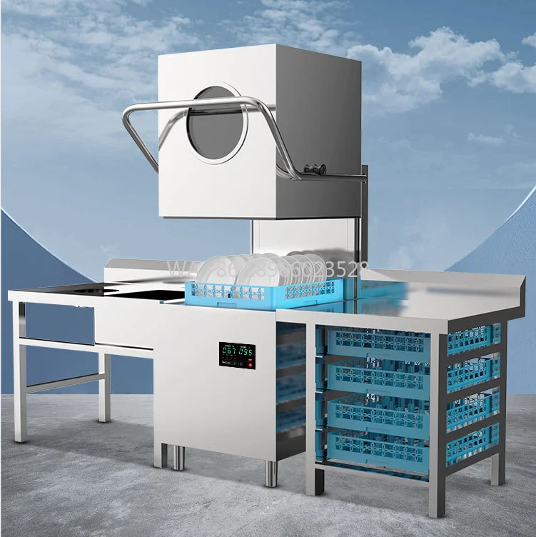 

Машина/мойка с капюшоном, 220 В ~ 450 В, простая в эксплуатации коммерческая посудомоечная машина/промышленная посудомоечная машина