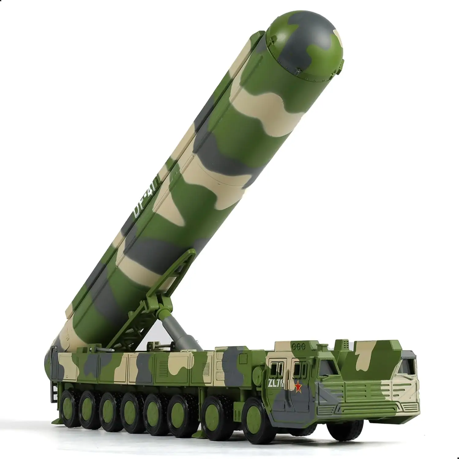 

1/72 DF-41 ракетная пусковая установка, модель автомобиля, игрушка, армейская военная боевая машина, модель игрушки, коллекция военных энтузиастов или подарок