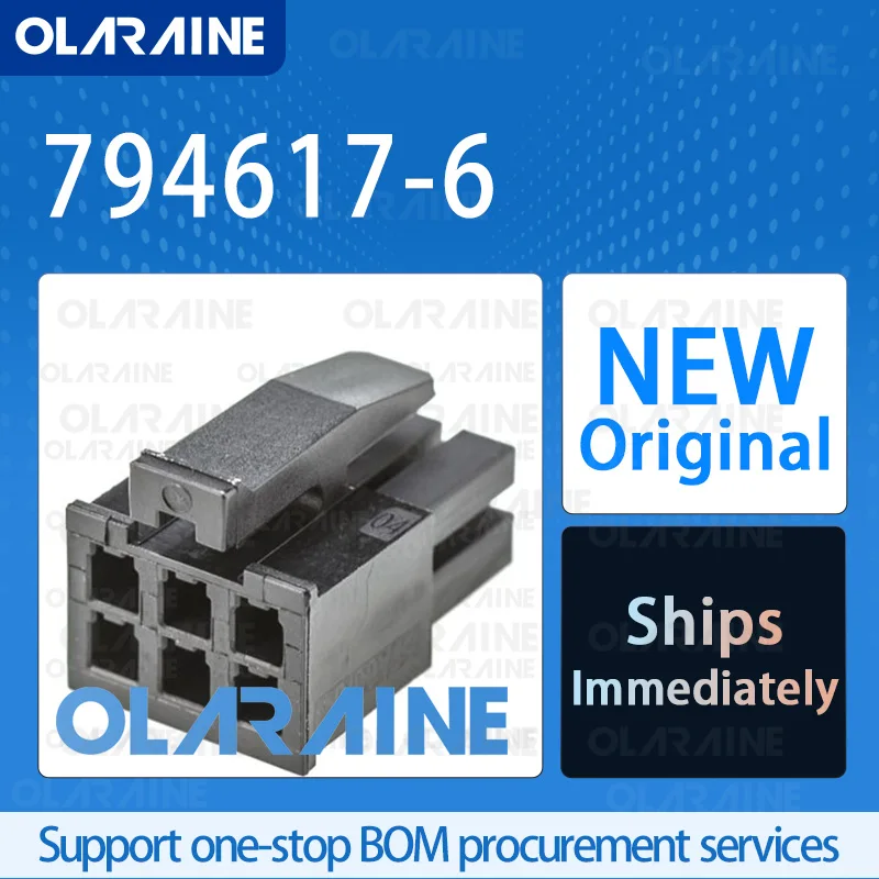 

20/50/100Pcs 794617-6 100% brand new and original IC chip Pin and socket connectors 6 Position 250 V 5 A