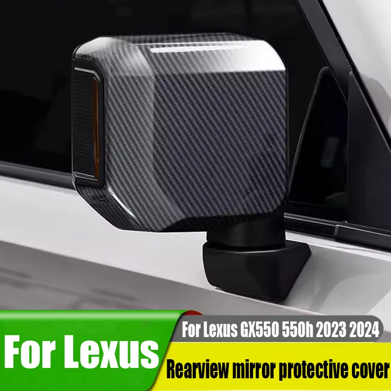 

For Lexus GX550 550h 2023 2024 rearview mirror protective cover exterior decoration modification accessories