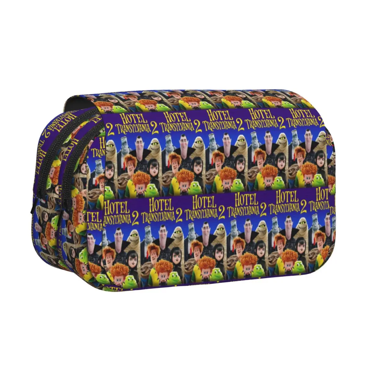 Hotel Transylvania Pencil Cases Pen Holder Hard Shell Leather Large Capacity Pen Box Pencil Bag for Kids Gifts
