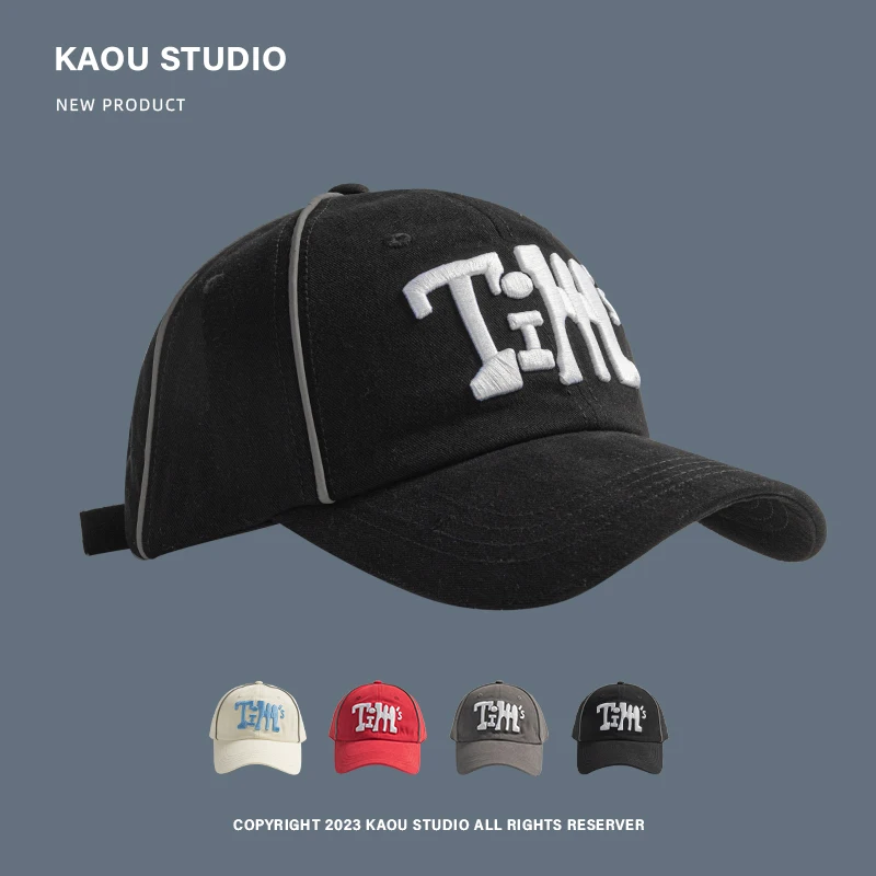 

Embroidered caps Men's and women's street baseball caps Spring and autumn sun hats