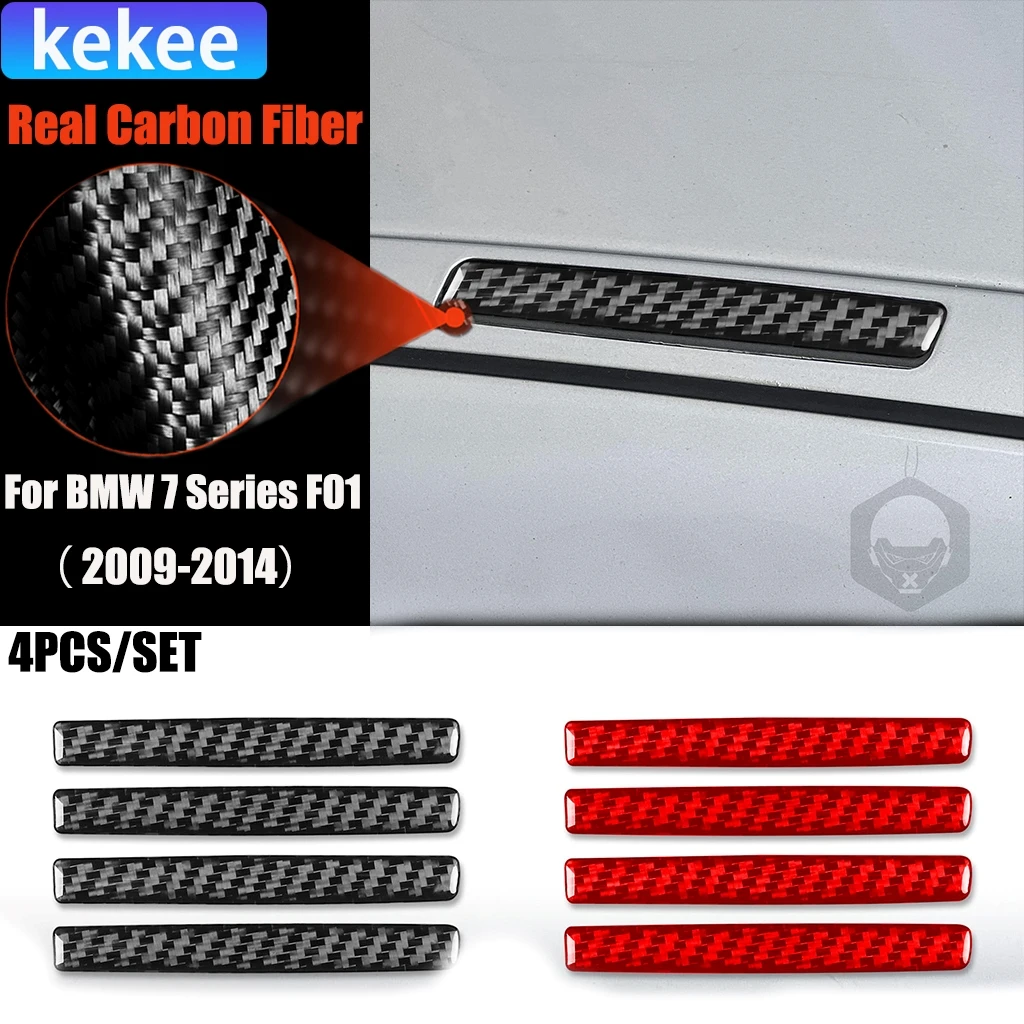 

Carbon Fiber Car Accessories Roof Decoration Exterior Trim Cover Soft Sticker For BMW 7 Series F01 730li 740li 750li 2009-2014