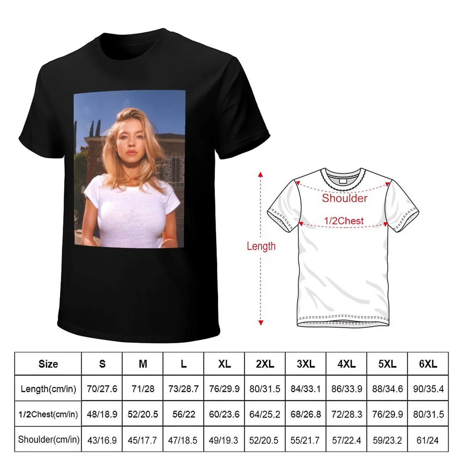 sydney sweeney vintage T-Shirt Holiday Lightweight T-Shirt