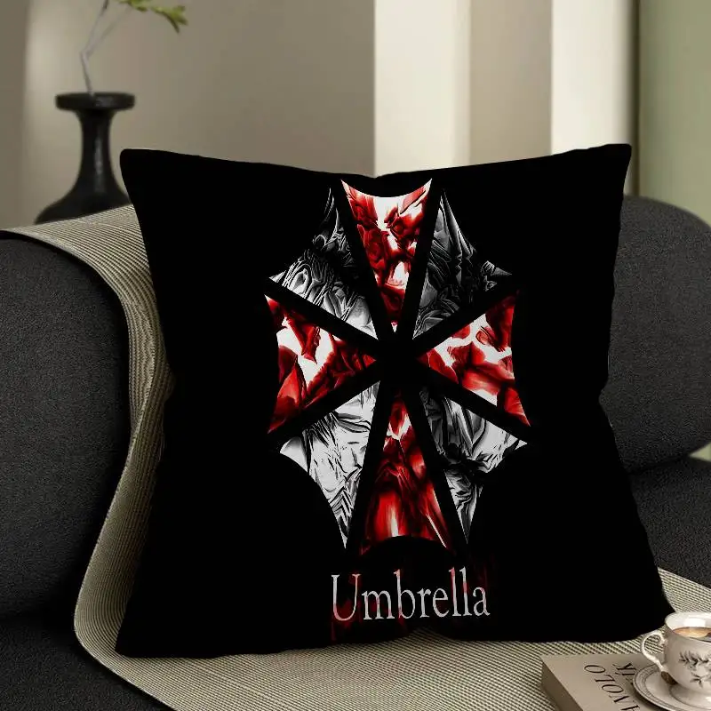 Horror R-Resident E-Evil Game Cushion Cover Pillow Cover Decor Pillowcase Printed Cushion Case for Couch