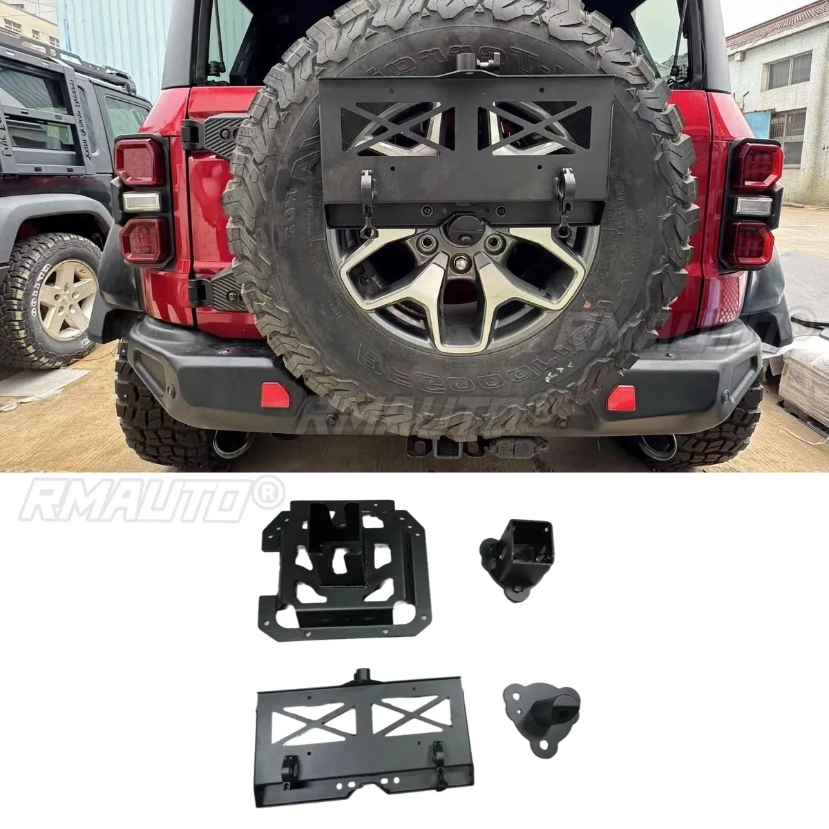 

Car Spare Tire Mount Body Kit Car Accessories For Ford Bronco 2021-2024