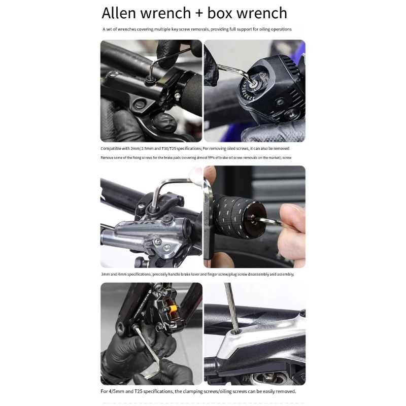  Brake Bleeds Set Bleeder Hydraulic Disc Brake Bleeds Set Bikes Brake Repair Tool