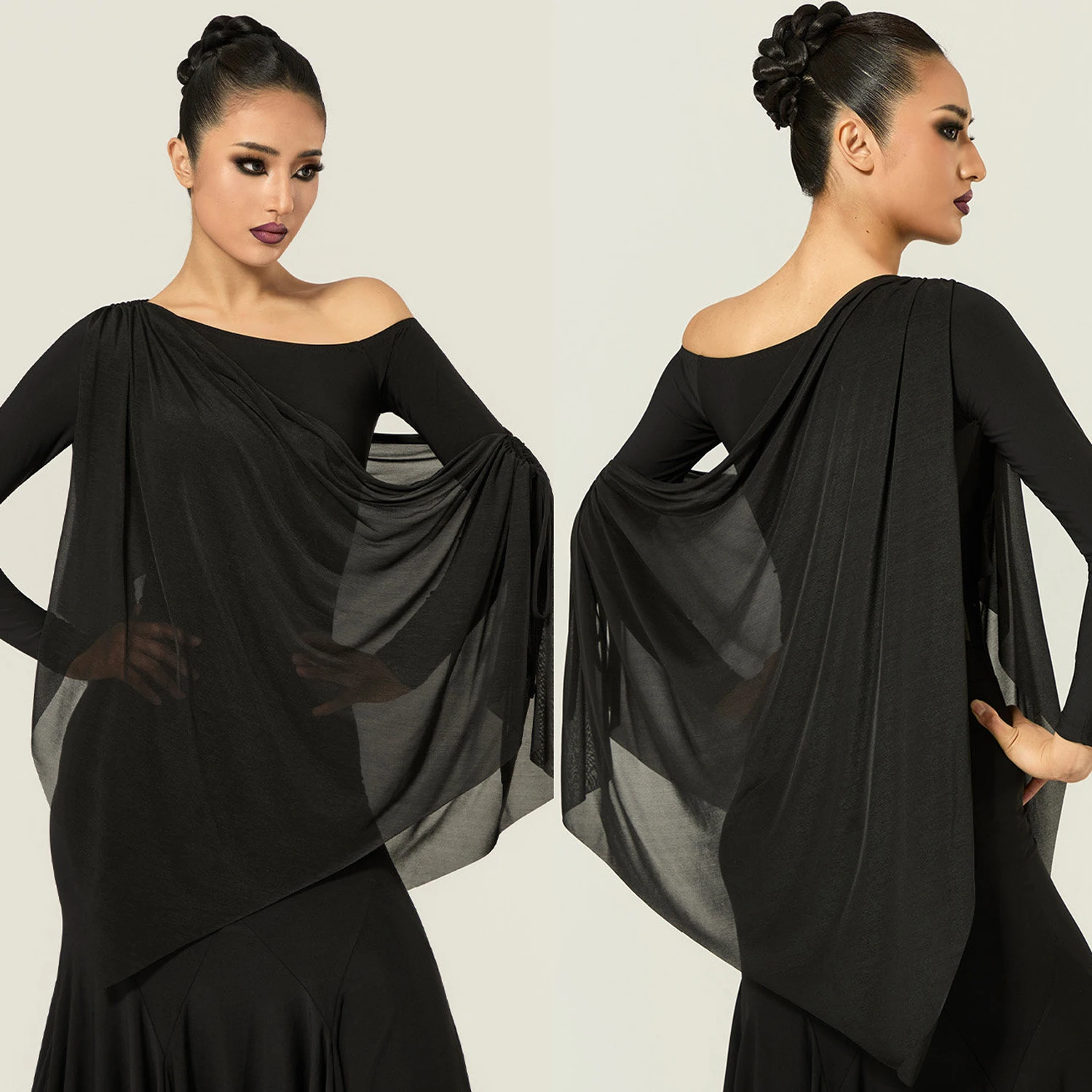 Waltz Modern Dancing Clothes Women Latin Dance Performance Suits Adults Ballroom Dance Competition Costume Stage Wear SL15224