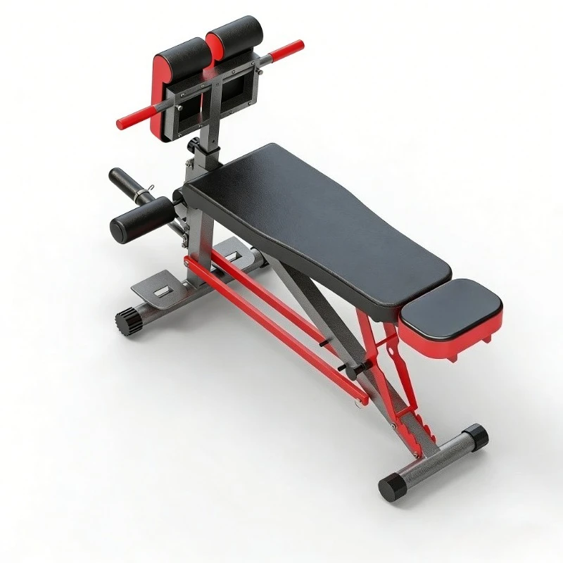 Home-Use Multi-Functional Dumbbell Bench Ab Board, and Back Extension Board Strength Training Equipment