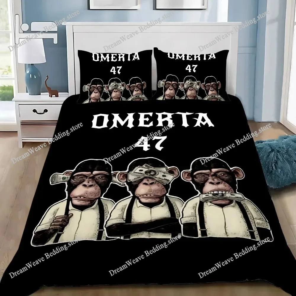 

Omerta Maes Duvet Cover Pillowcase Bedding Set Adult Girls Boys Bedroom Decoration Children Single Double King Size Luxury Gift