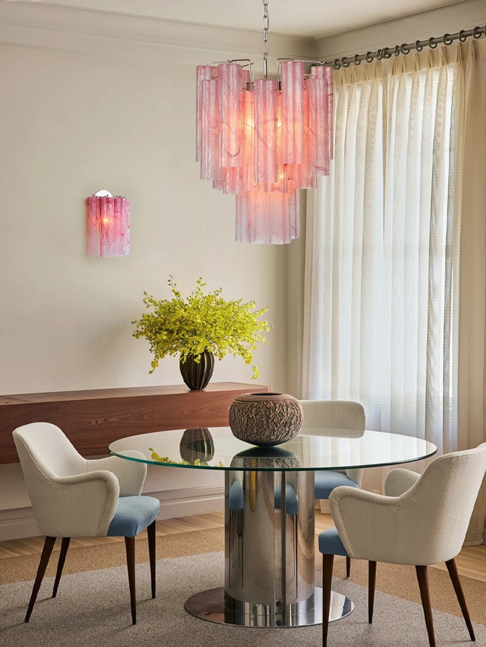 Colorful Childhood Glass Art Led 2025 Chandelier Lighting Hanging Lamps Lustre Suspension Luminaire Lampen For Living Room