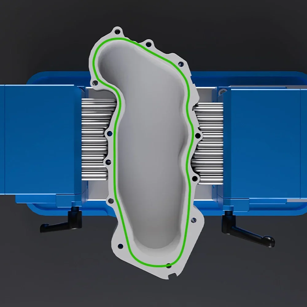 Manual Bench Vice Flexible Fixture 4/6-Inch CNC Assembly Fixed Special Clamping Tool Laser Marking Machine Holder Locator