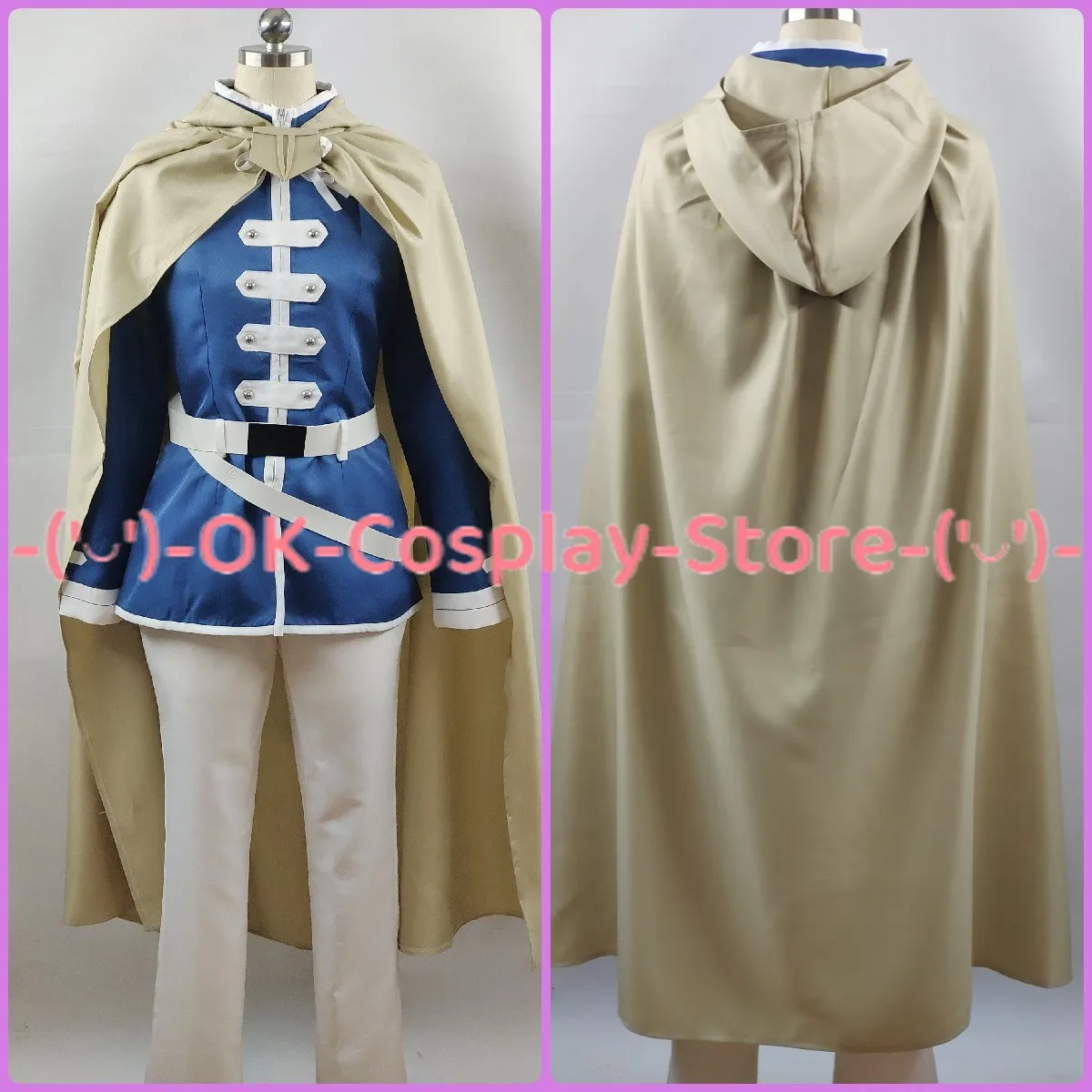 Anime Frieren Op De Begrafenis Himmel Cosplay Kostuums Fancy Party Pak Met Mantel Full Set Halloween Carnaval Uniform Op Maat Gemaakt