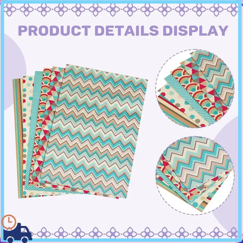 Latest Wrapping Paper Sheets,For Christmas Birthday Party Wrapping Paper Set 6 Pcs Gift Wrap Papers,Present Gift Wrapping Paper