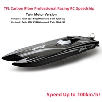 TFL 1133  Zonda Cat Carbon Fiber Electric Catamaran Professional RC Racing Speedship Boat with Twin Motor / ESC Up to 100km/h