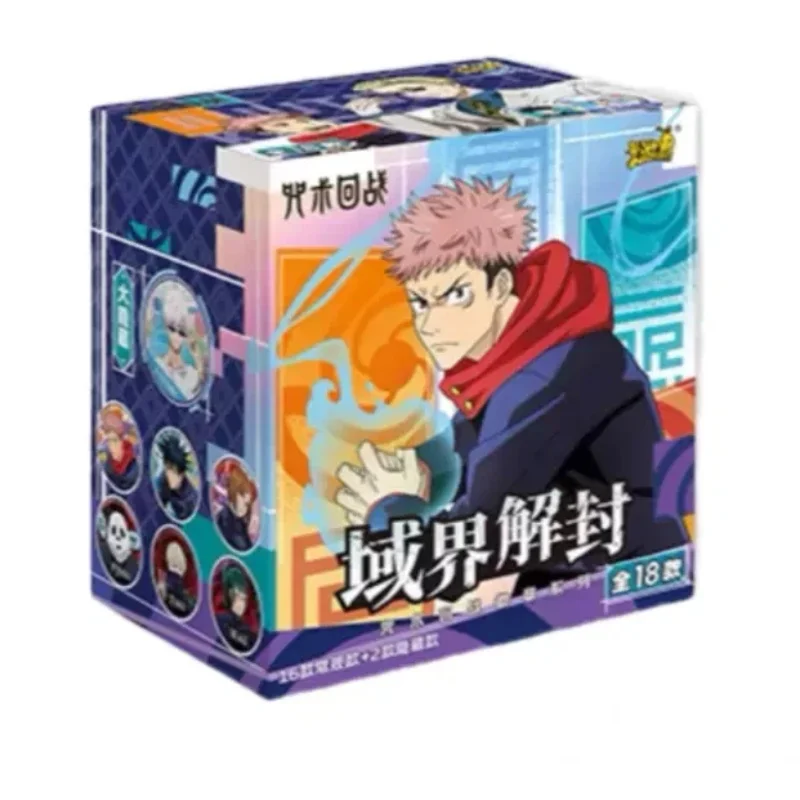 Kayou Genuine Jujutsu Kaisen Tinplate Badge Regular Series 1 2 3 Full Box Hidden Rare Satoru Gojo Anime Collectible Merchandise