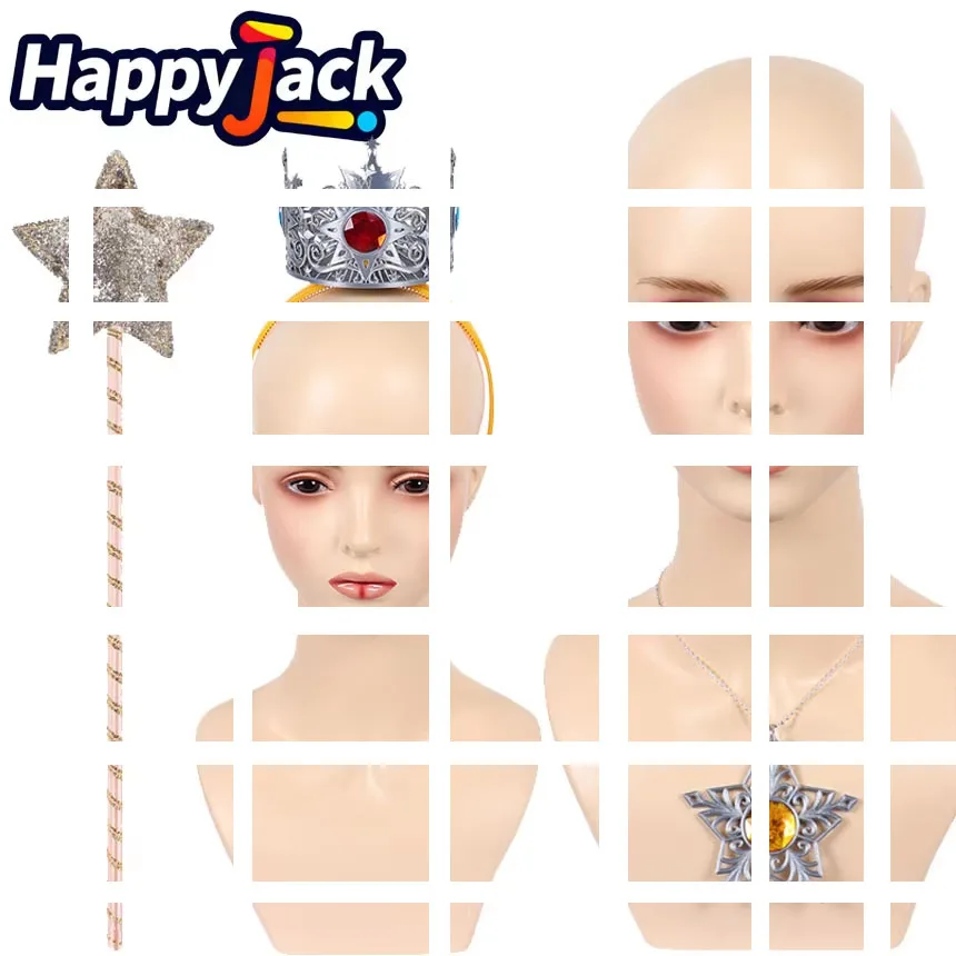 

Косплей-набор Розалины: повязка на голову, корона, ожерелье, волшебная палочка. Реквизит для фильма, супер-фантазийный костюм для женщин на Хэллоуин, карнавал. Аксессуары, подарки.