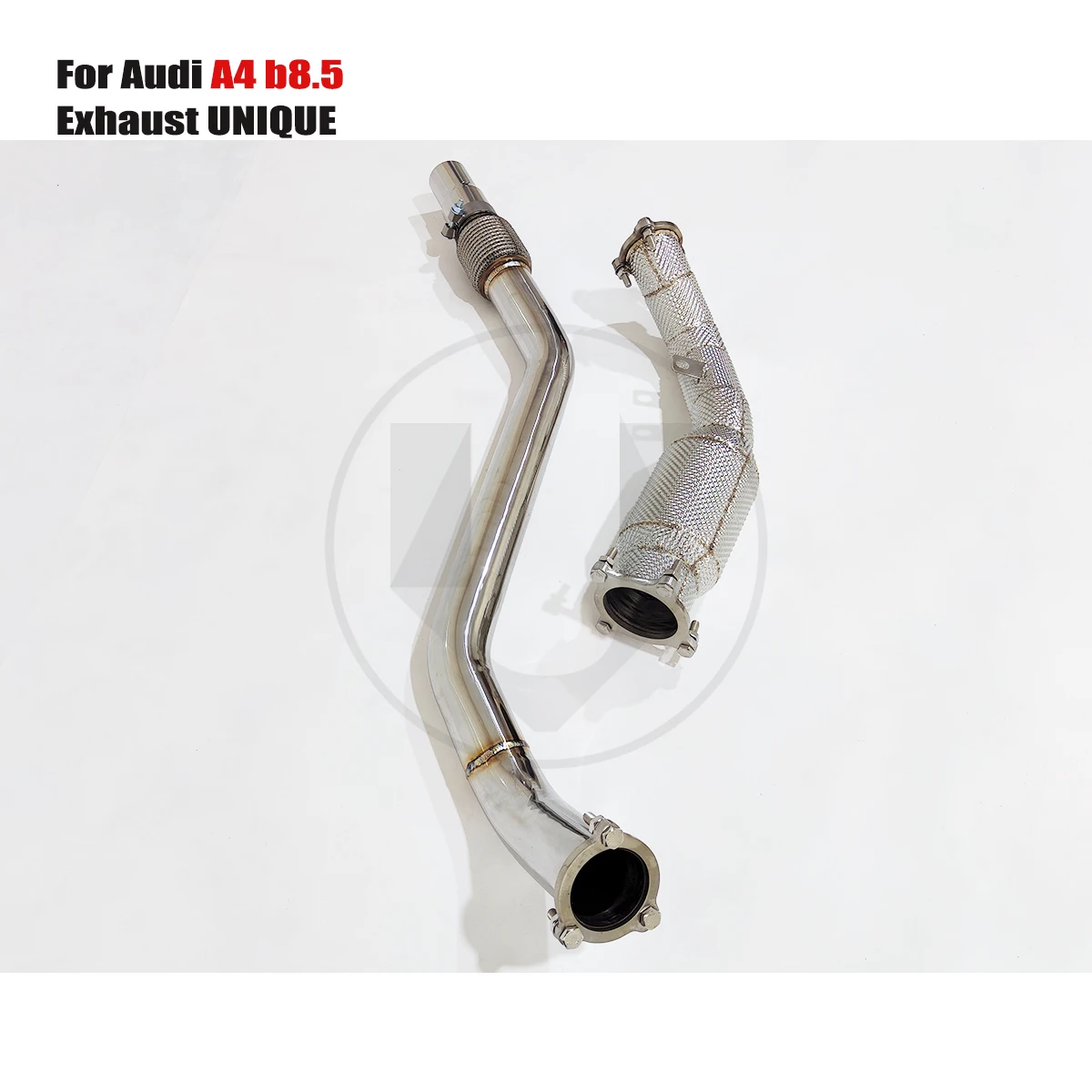 

УНИКАЛЬНАЯ выхлопная труба для Audi A4 b8.5 Performance с водосточной трубой SS304 и передней трубой