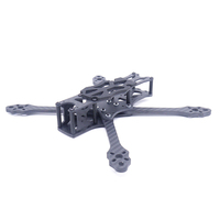 STEELE 5 220mm Wheelbase 5mm Arm Thickness Carbon Fiber X Type 5 Inch Freestyle RC FPV Racing Drone Frame Kit Accessories