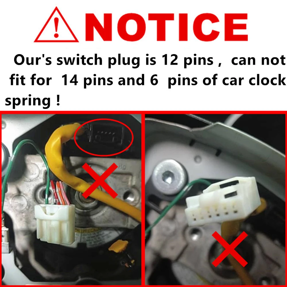 Car Accessories for Suzuki Grand Vitara 2005-2015 Silver/Black/Carbon Fiber/Piano Black Steering Wheel Cruise Button Switch view 4
