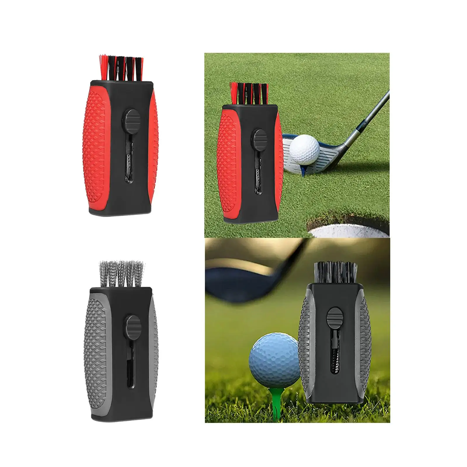 Retractable Golf Club Cleaning Brush Tool, Golf Club Cleaner Brush for Men, Mini