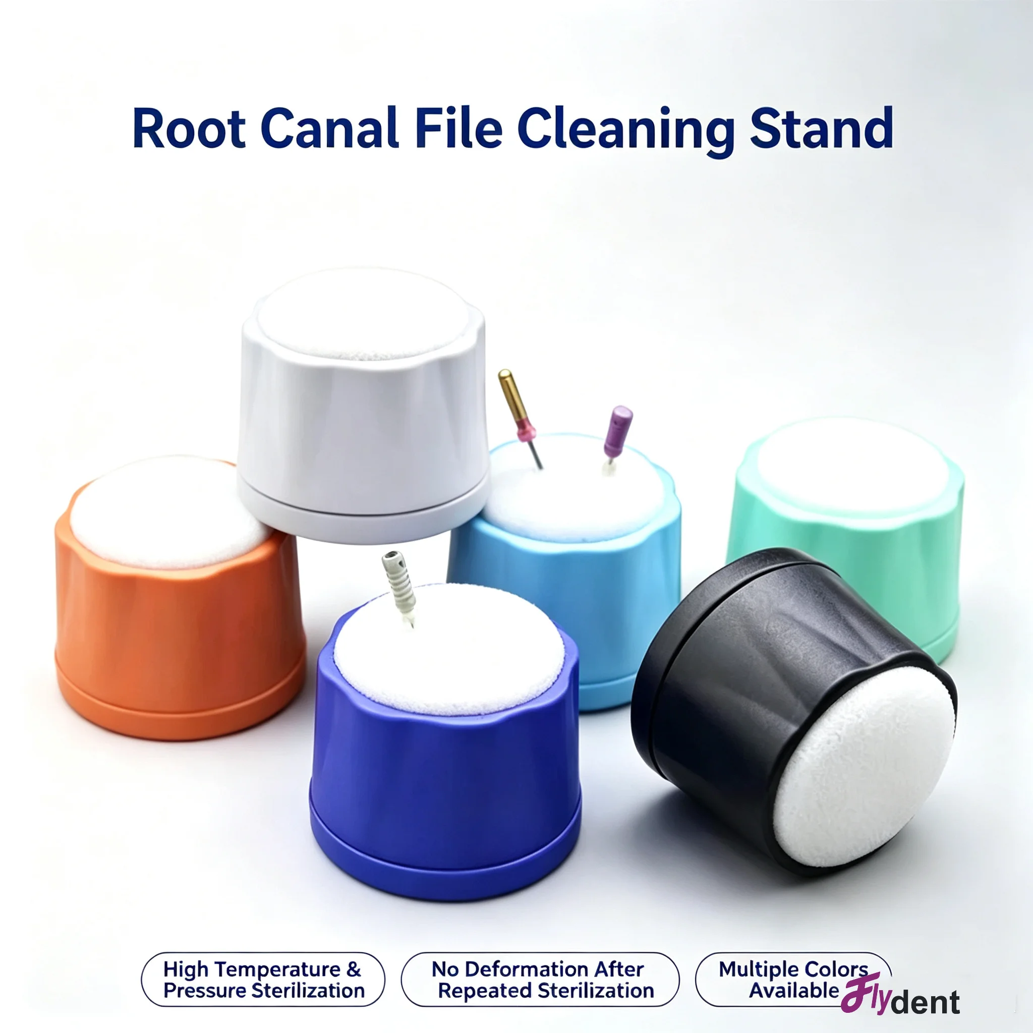 Dental root canal file cleaning table oral instrument disinfection table placement table high-temperature resistant disinfection