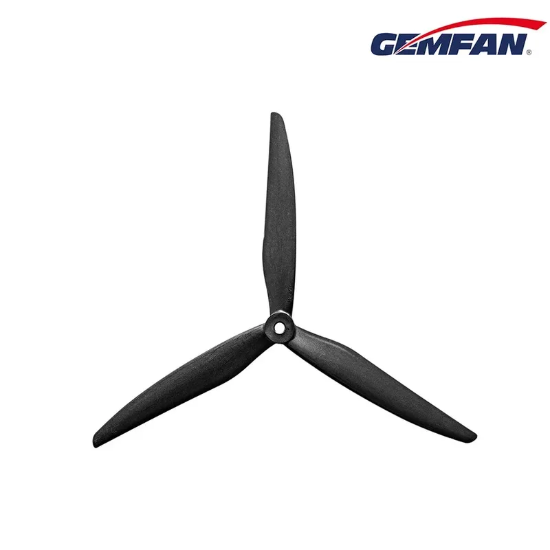Gemfan 1050 10X5X3 3 Blade Propeller 10 Inch Glass Fiber Nylon CW CCW Props High Durability for FPV Cinelifter MacroQuad Multiro