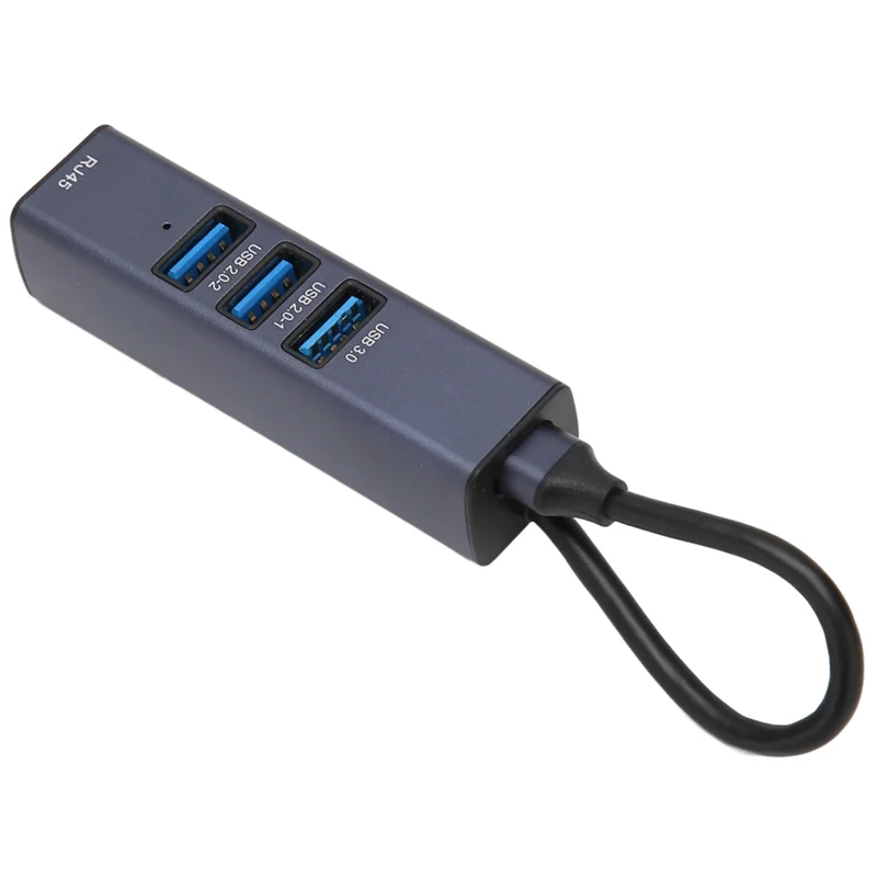 صنعة بديعة-USB C إلى محول إيثرنت RJ45 منفذ جيجابت إيثرنت 4 في 1 USB C Hub مع فتحة تخزين لأجهزة الكمبيوتر المحمولة