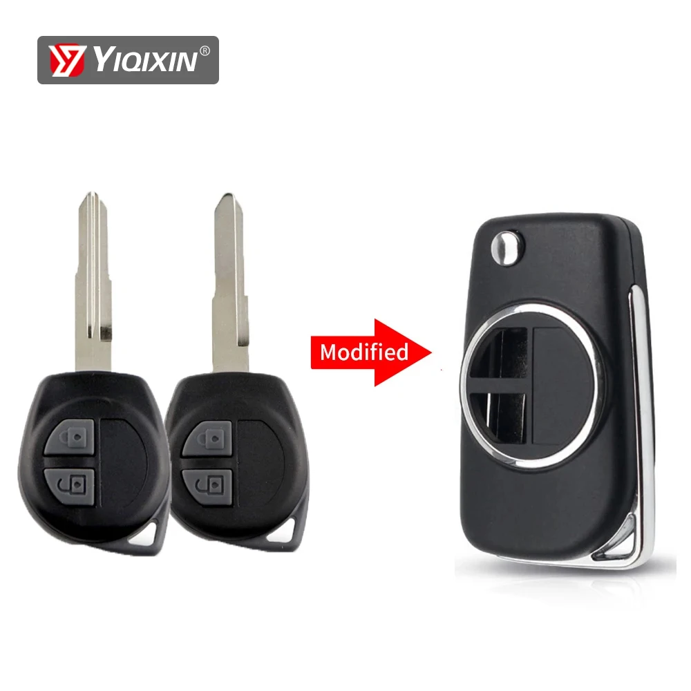 YIQIXIN Modified Remote Car Key Shell Cover Case For Suzuki Swift Grand Vitara Alto SX4 Liana Vauxhall Agila HU133R SZ11R Blade