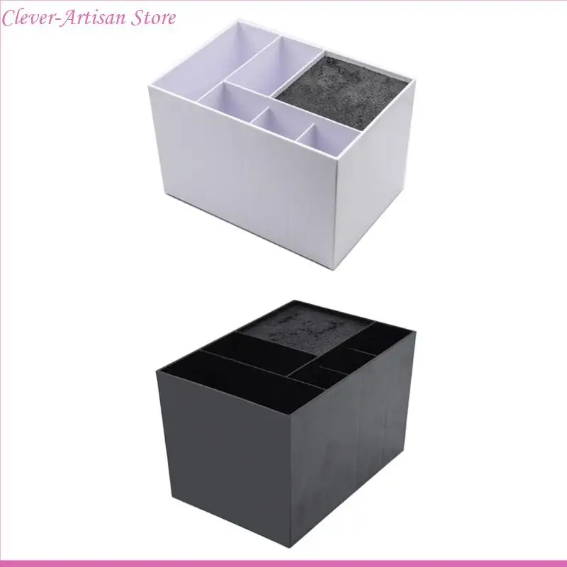Hair Salon Baking Brush Comb Plug and Place for Seat Hairdressing Scissors Socket Hairdressing Tools Storage Box