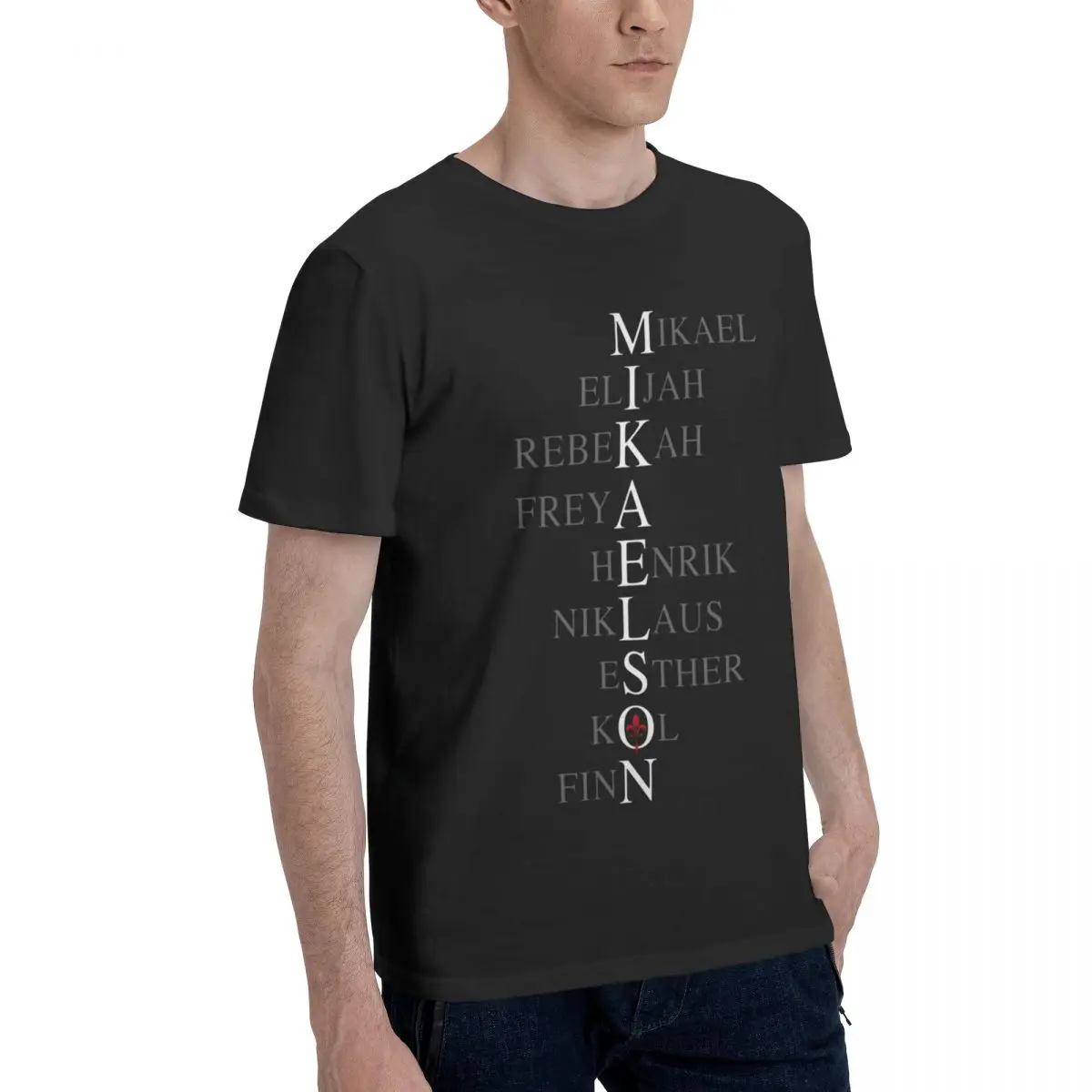 Camiseta personalizada para hombre y mujer, prenda de vestir, de la familia de los diarios de los vampireses, de la serie sundore, Mikaelson