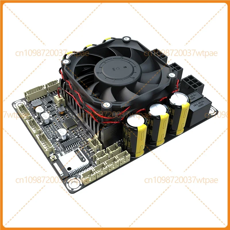 For JAB5 4×100W Bluetooth 5.0 Amplifier Board With ADAU1701 DSP, Supports 4.0/2.1/2.0 Channel