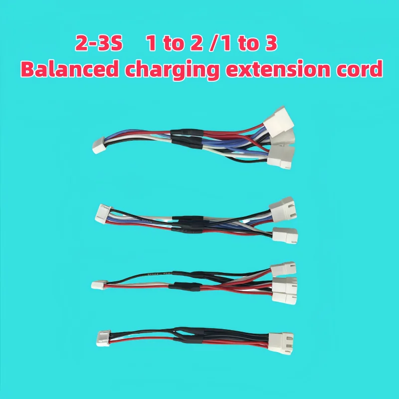 

Remote control car and model airplane lithium battery one-to-three 2S 3S balance cable 7.4v11.1v charging cable B3 charger