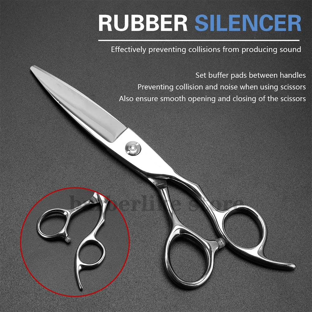 

6 inches Stainless Steel 440c Scissors Hair Thinning Clipper Hairdressing Haircut Trim Hairs Cutting Barbershop Tool