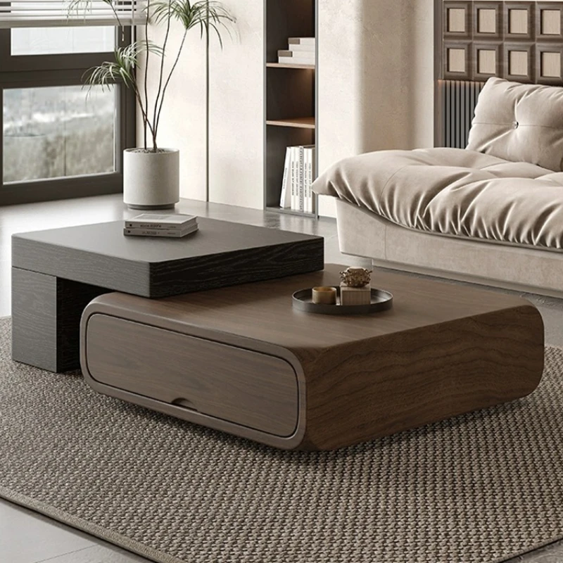 

Modern Luxury Coffee Tables Center Design Living Room Side Wood Consol Table Funky Mesas De Centro Para Sala Salon Furniture