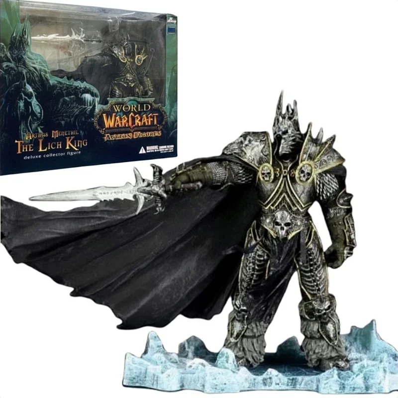 New wow Character Fall Of The Lich King Arthas Menethil  Action Figure Model Toys Gifts 16cm 23cm