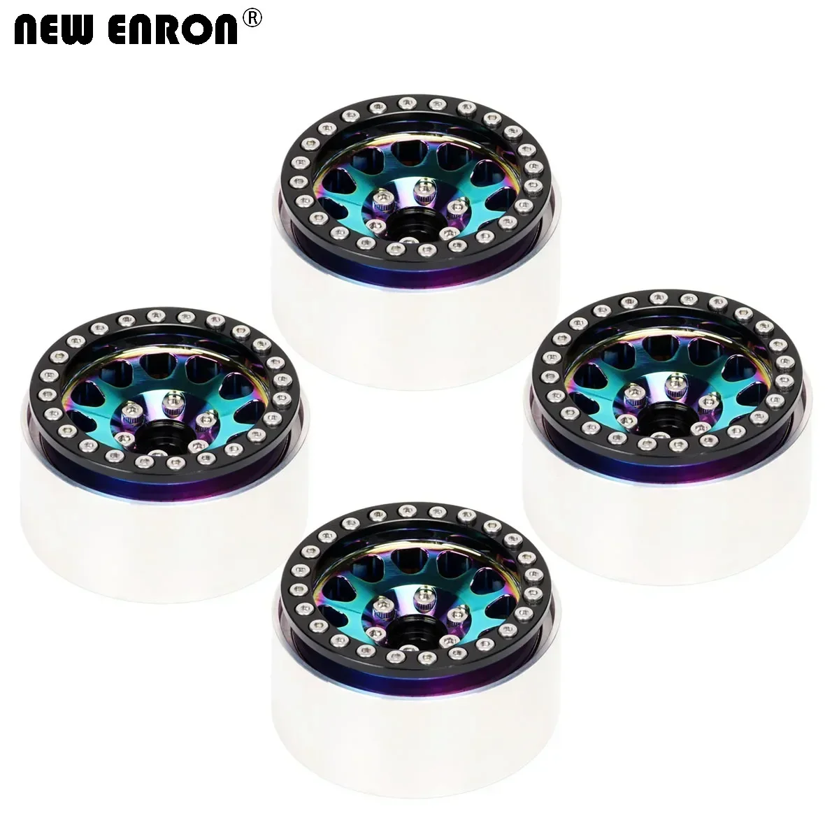 

1.9 inch CNC Aluminum Deep Dish Beadlock Wheel Rim for RC Car 1/10 Axial SCX10 TRAXXAS TRX4 Redcat Gen8 D90