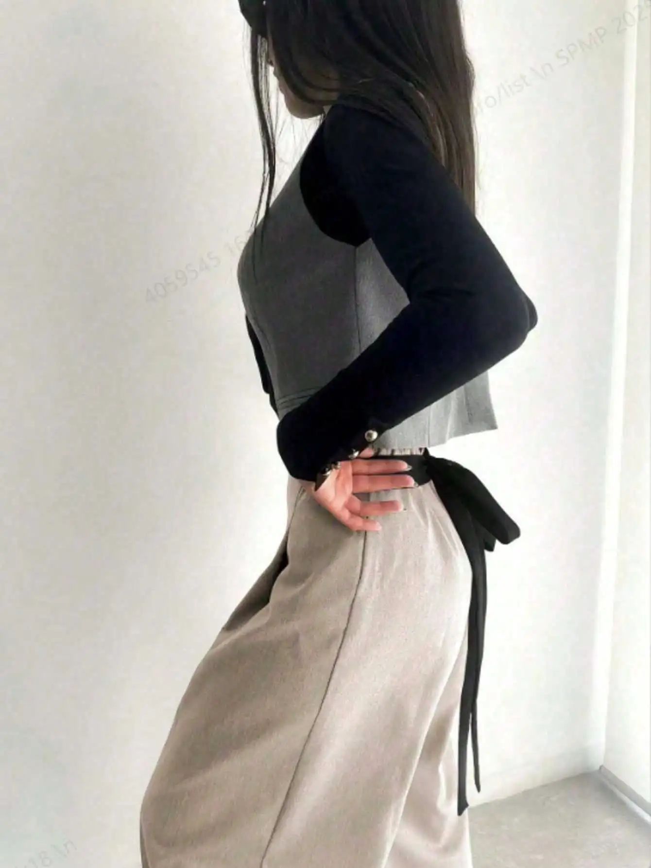 

Plus Size Women Casual Wide Leg Pants Spring