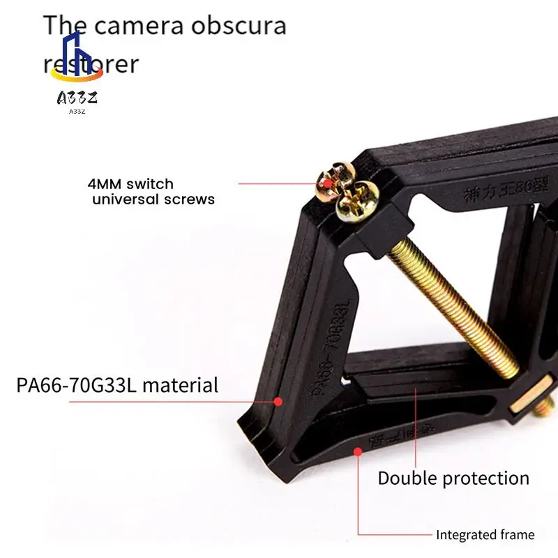 

A33Z-40Pcs Cassette Repairer 86Mm Dark Box Repair Screw Plug Switch Old Socket Boxes Replacement Fixed Wall Repair Box